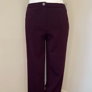 Calvin Klein Plum Dress Pants